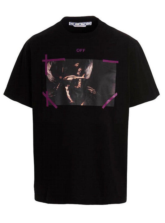 'Arrow Caravaggio Mercies Skat' T Shirt Nero